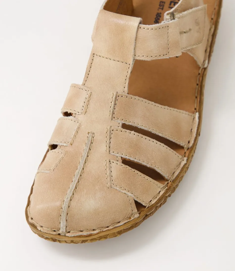 Escarpins femme JOSEF SEIBEL Rosalie 48 - Cuir souple crème avec semelle confort  
Modèle intemporel pour marche légère, détails texturés et élégance discrète