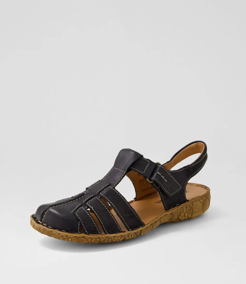 Ballerines Femme Rosalie 48 en Cuir Souple Noir - Confort Optimal par Josef Seibel