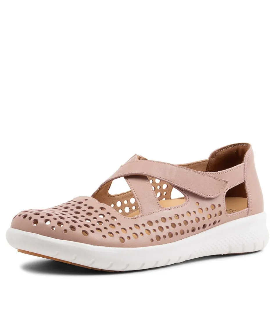 Escarpins ZIERA confortables en cuir poudré - Modèle plat Sachet Xf pour femme, style urbain