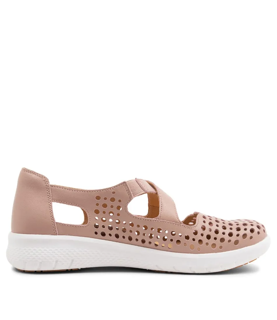 Escarpins ZIERA confortables en cuir poudré - Modèle plat Sachet Xf pour femme, style urbain