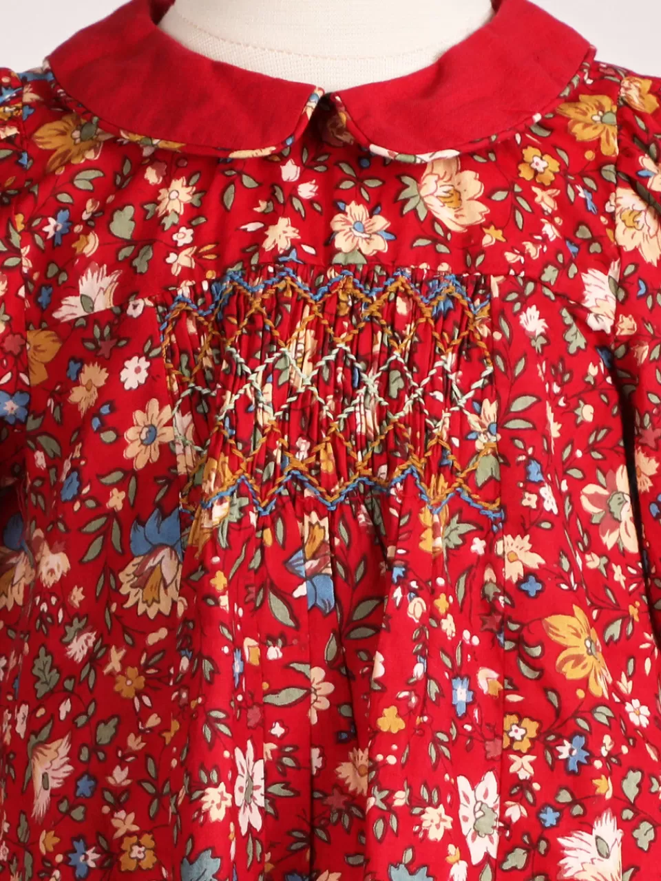 Adorable robe scolaire pour bébé en coton bio - Collection printanière April Cornell