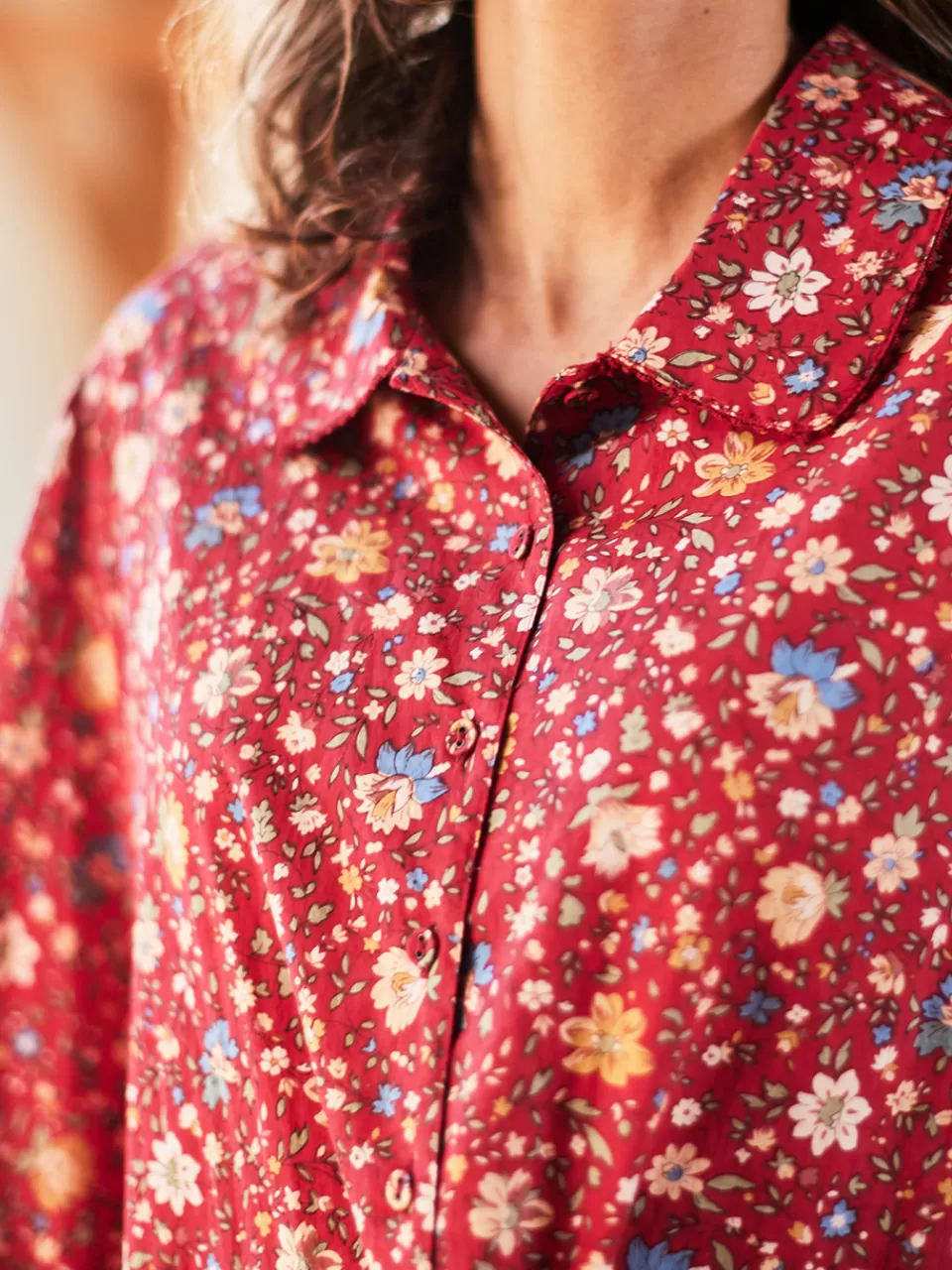 Chemise Nuit Rétro École April Cornell - Pyjama Femme Confortable en Promotion Exclusivité Vente Flash