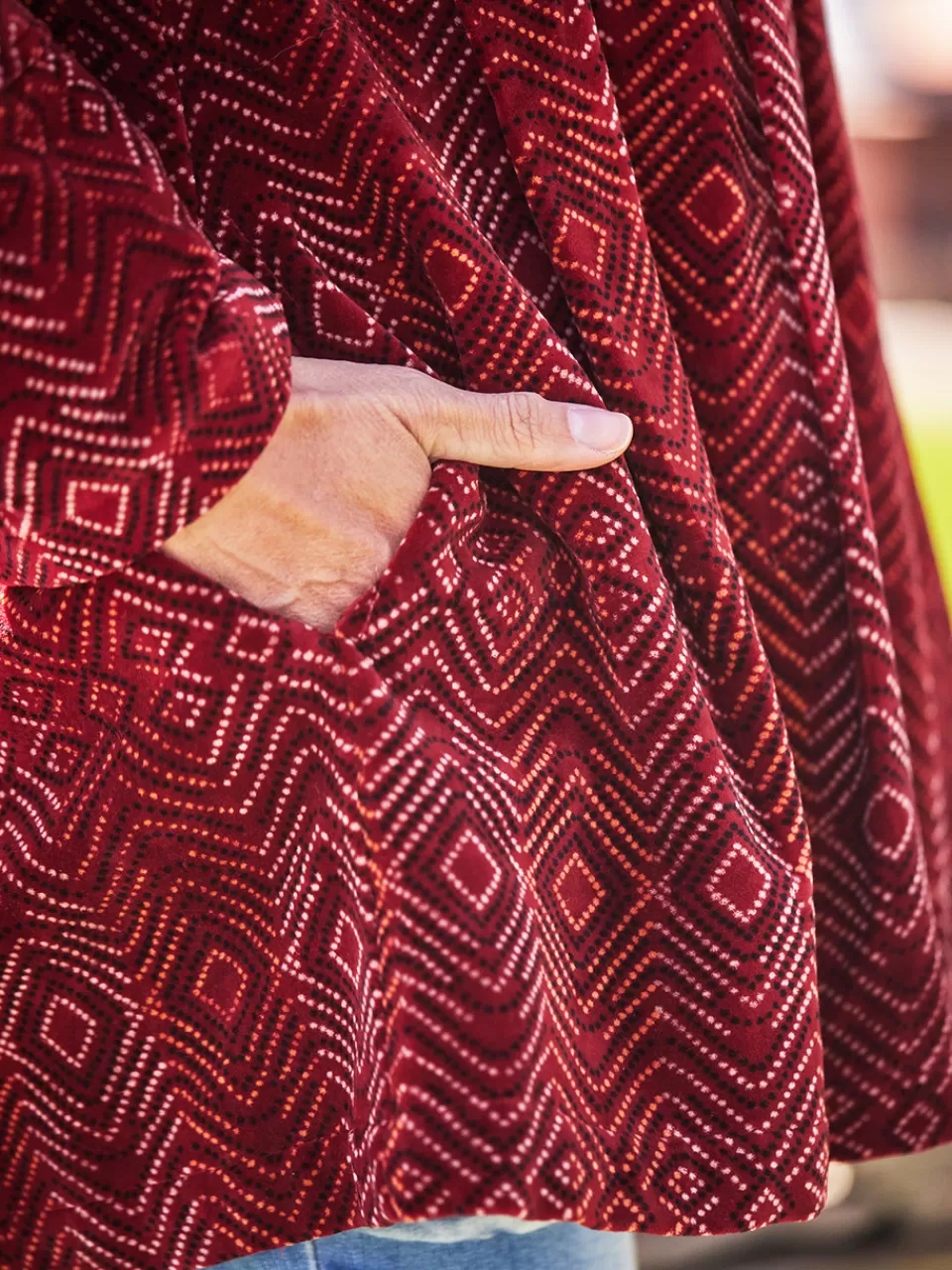 Veste velours côtelé Shanghai - Blouson élégant printemps-été - Collection exclusive April Cornell Boutique