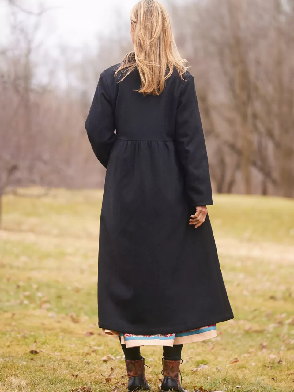 Manteau Sherwood en Laine Authentique - Style Élégant April Cornell