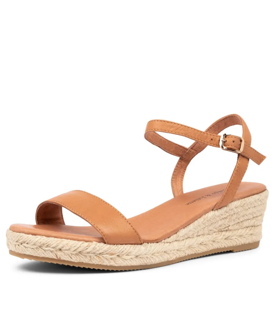 Espadrilles femme en cuir verni brun foncé - Modèle Django & Juliette « Shielay » - Style méditerranéen à semelle tressée (Collection été 2024) - Confortables & légères pour journée élégante