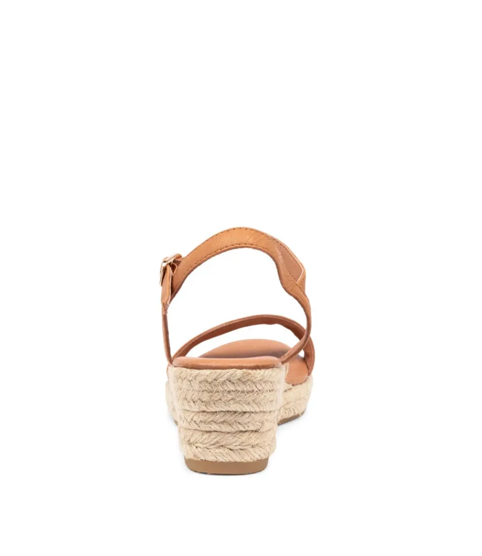 Espadrilles femme en cuir verni brun foncé - Modèle Django & Juliette « Shielay » - Style méditerranéen à semelle tressée (Collection été 2024) - Confortables & légères pour journée élégante