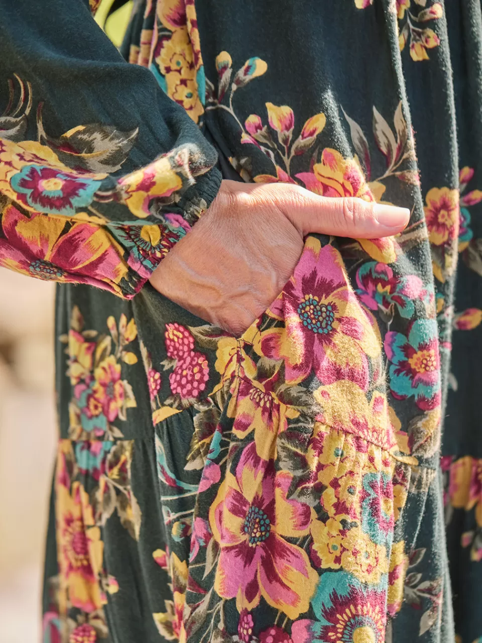 Robe bohème courte style Sikkim - Collection printemps April Cornell