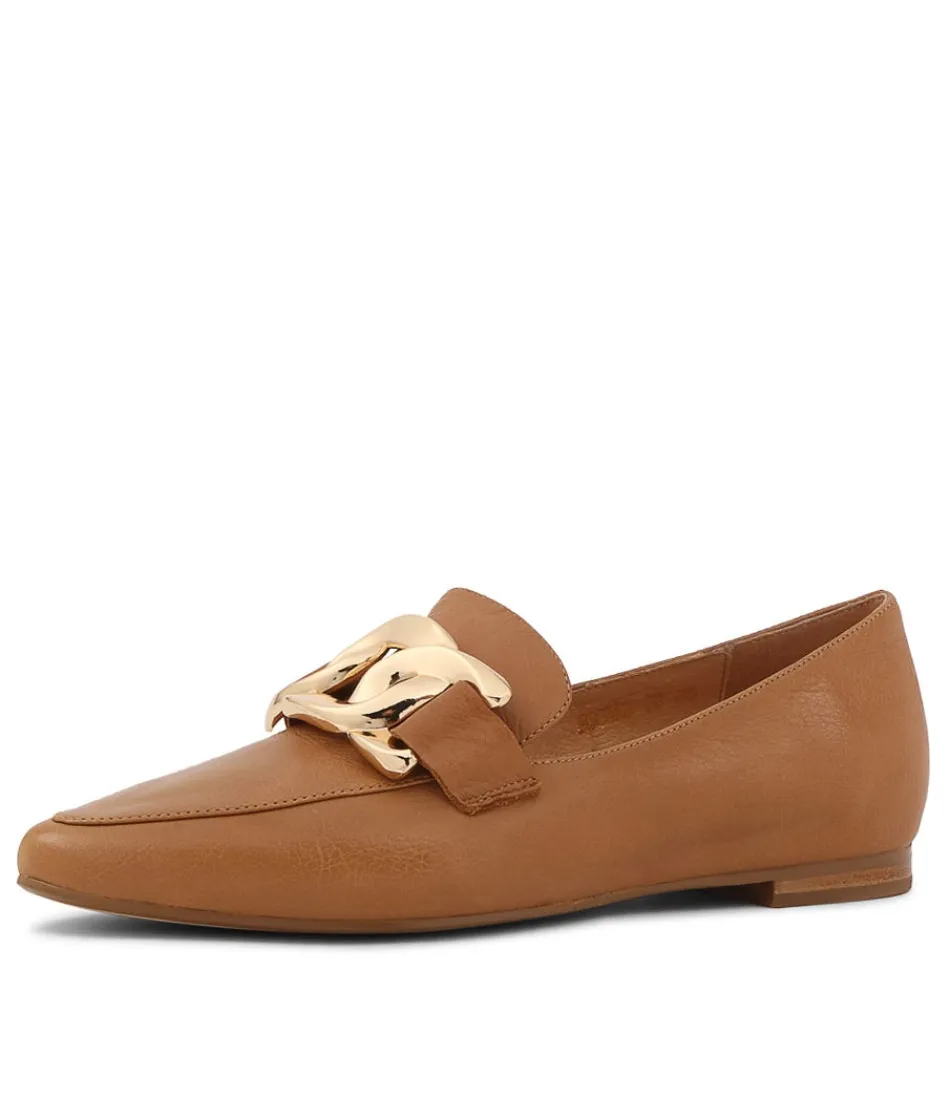 Mocassins Socoro en cuir véritable brun cacao - Chaussures intemporelles pour femme