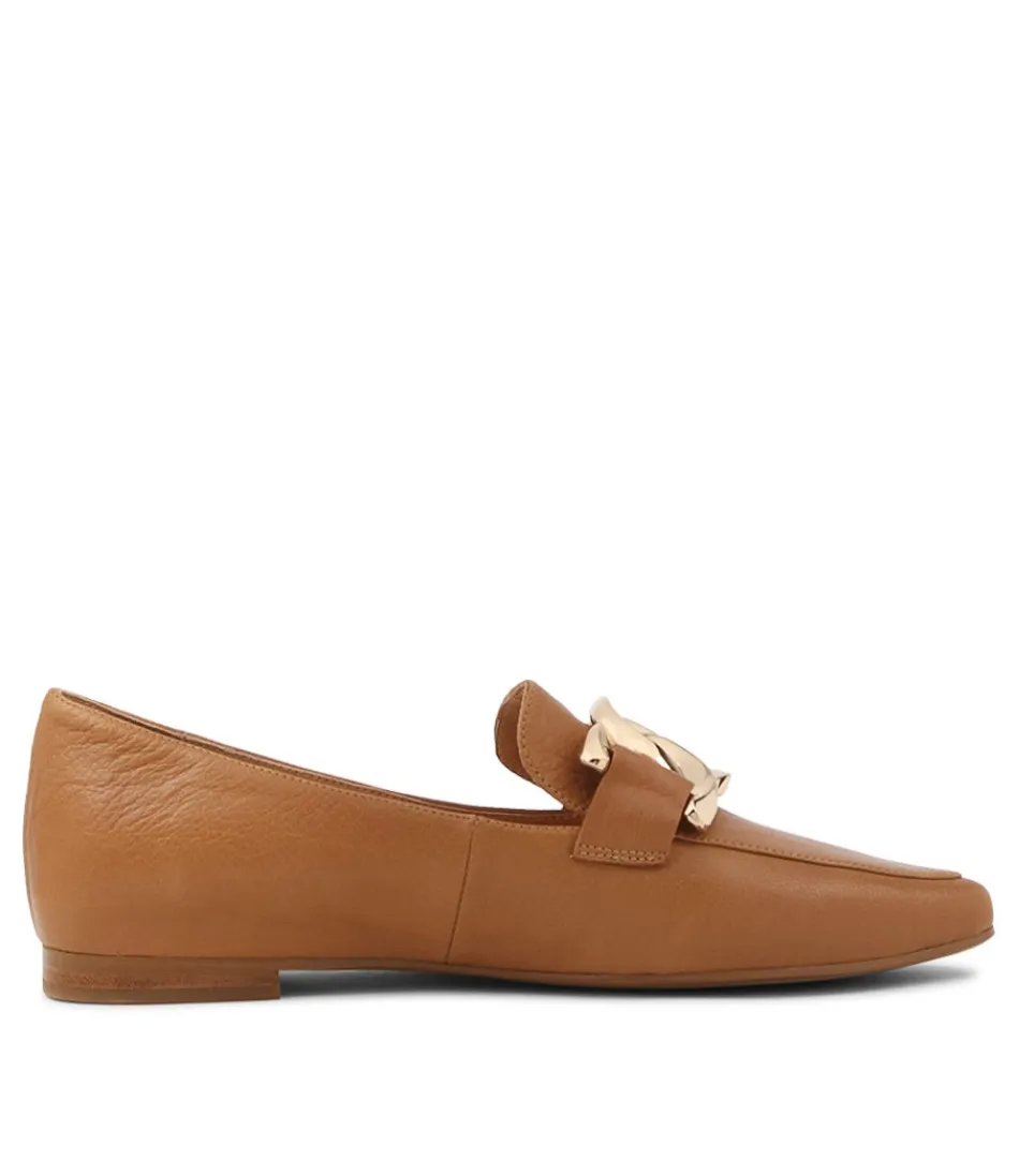 Mocassins Socoro en cuir véritable brun cacao - Chaussures intemporelles pour femme