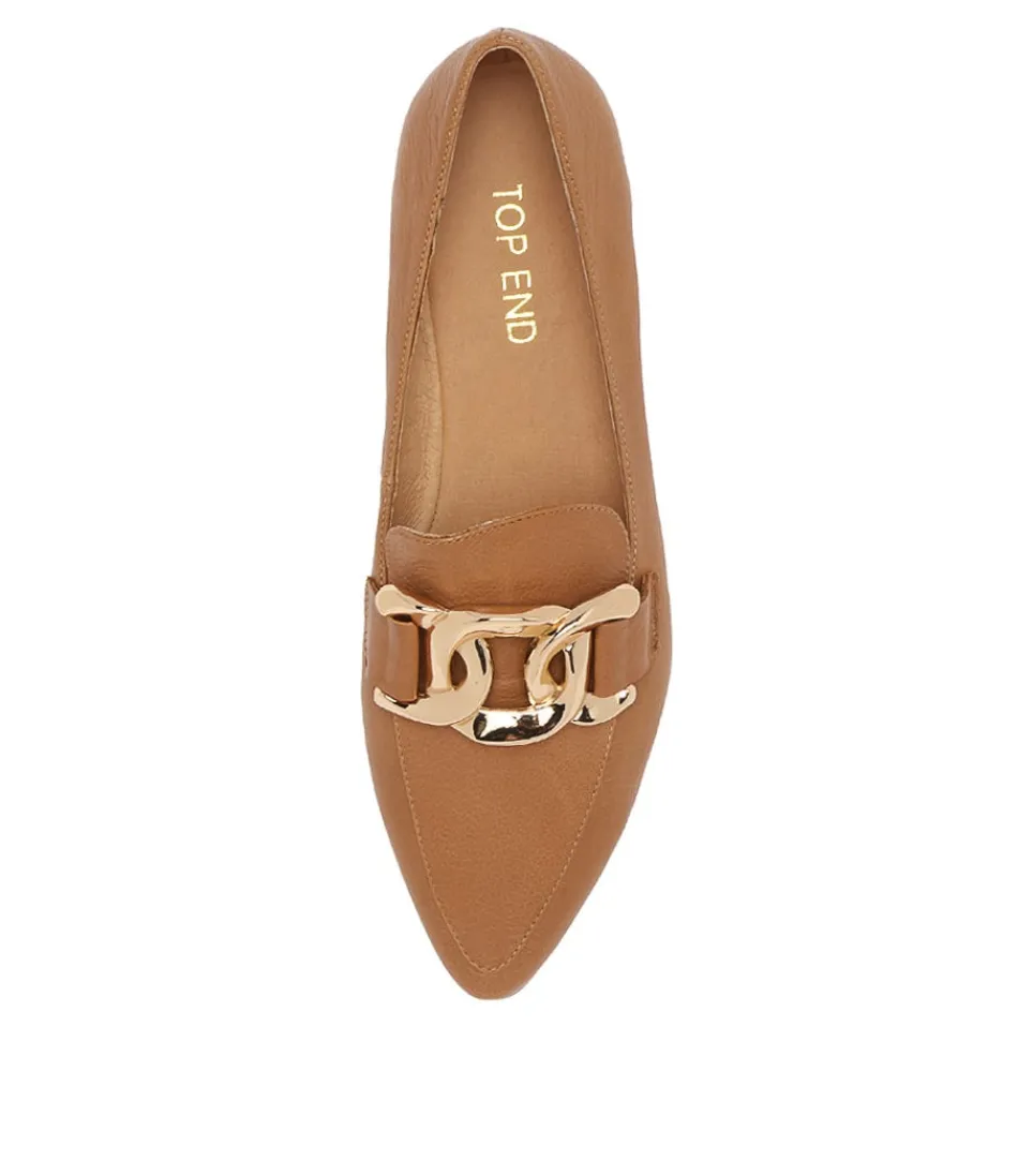 Mocassins Socoro en cuir véritable brun cacao - Chaussures intemporelles pour femme