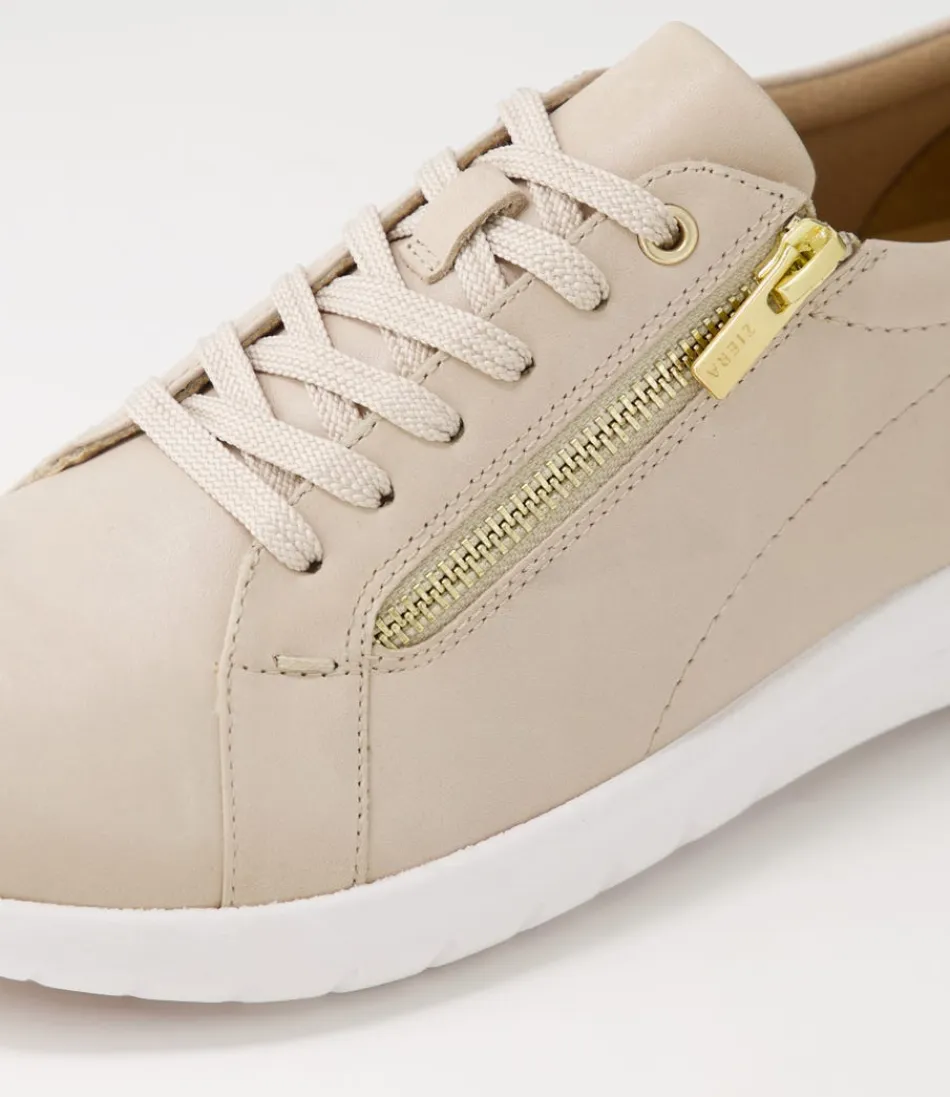 Escarpins Sport ZIERA Solar Xf - Confort Optimal en Cuir Velouté Amande pour Femmes - Démarche Légère au Quotidien