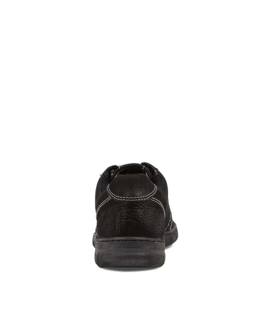 Baskets Confort Josef Seibel Steffi 59 en Suédine Noir pour Femme - Chaussures Urbaines Élégantes
