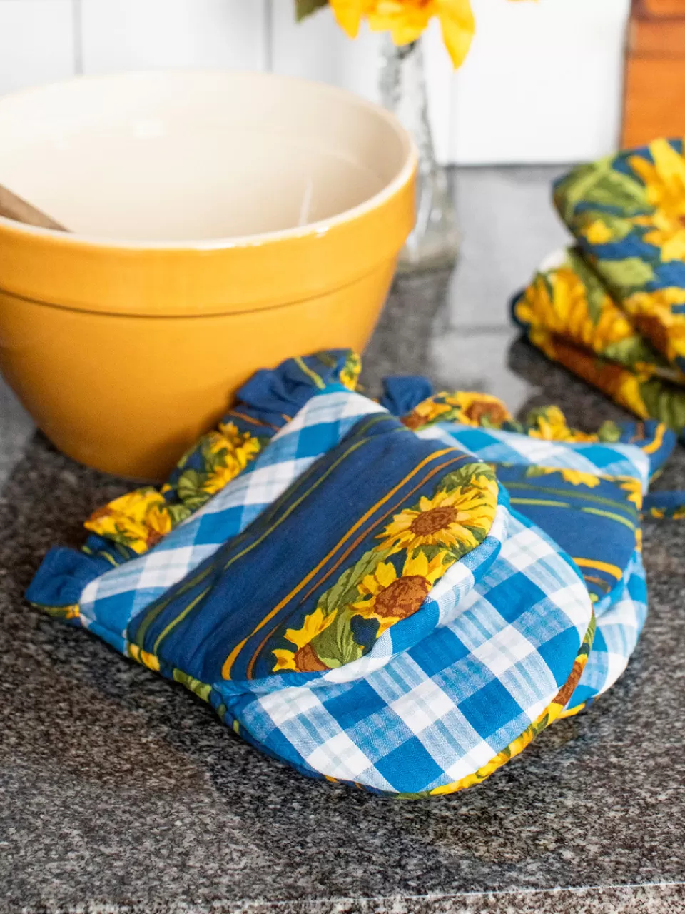 Duo de moufles patchwork 