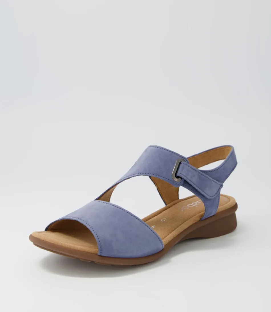 Sandales Femme GABOR 'Suraya Heaven' en Cuir Nubuck Souple - Confort Léger pour Journées Estivales