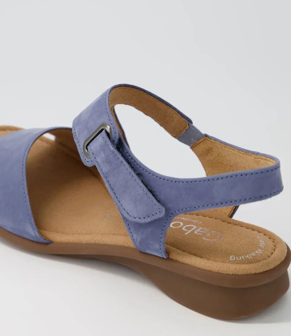 Sandales Femme GABOR 'Suraya Heaven' en Cuir Nubuck Souple - Confort Léger pour Journées Estivales