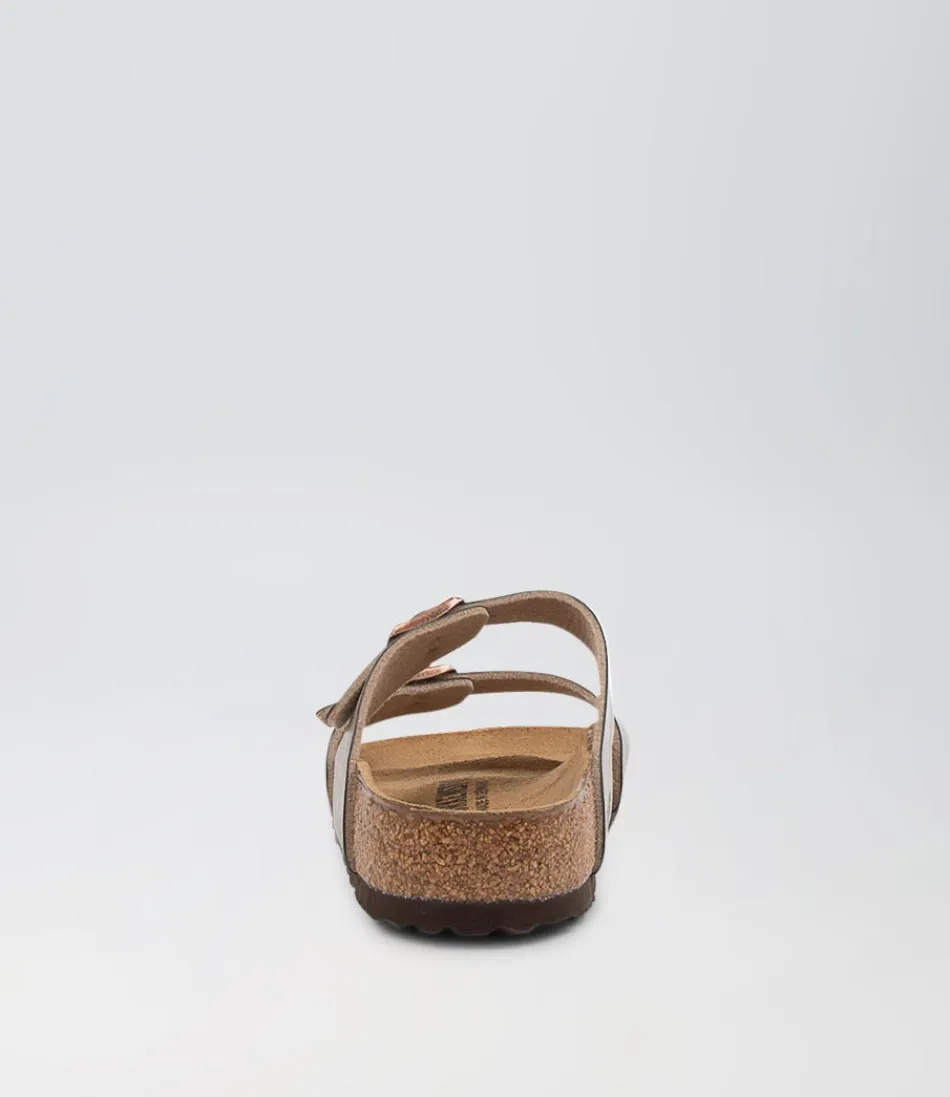 Sandales BIRKENSTOCK Sydney - Modèle Femme Confort Optimal en Cuir Souple, Nuance Taupe Doré