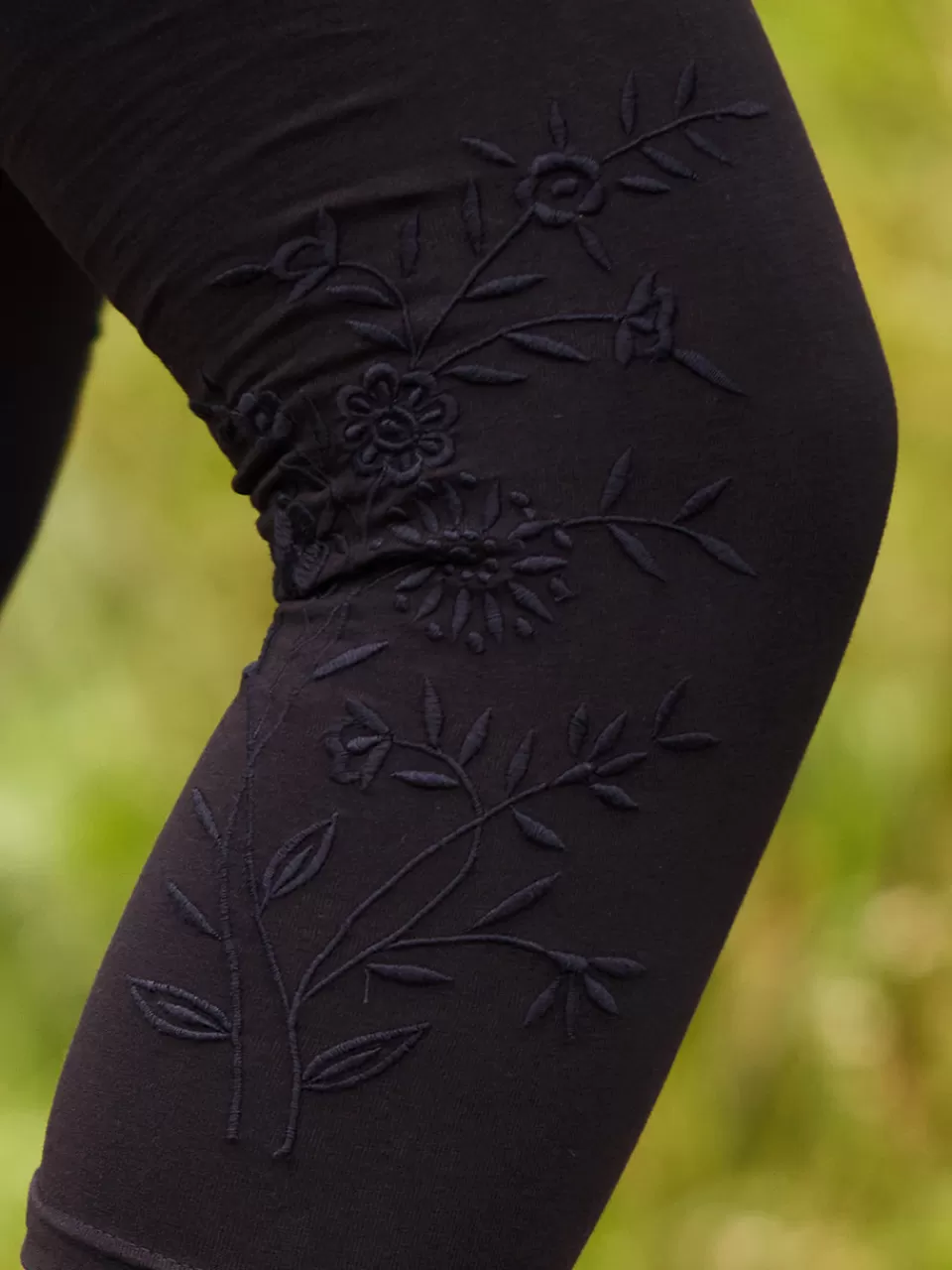 Jacquard Élégant - Legging 7/8 Confortable par April Cornell (Édition Vibrante)