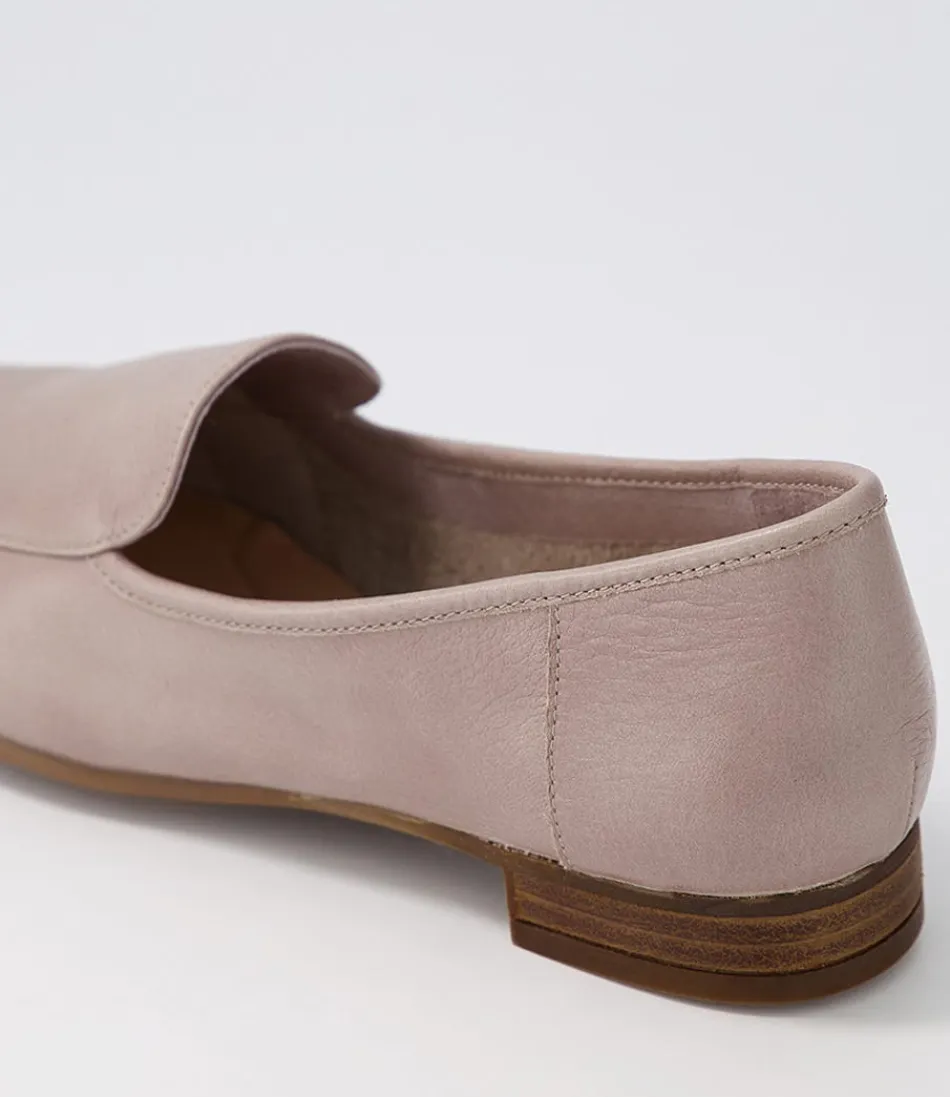 Mocassins DIANA FERRARI pour Femme - Temimie en Cuir Résistant Pierre Foncé - Chaussures plates élégantes sans lacets