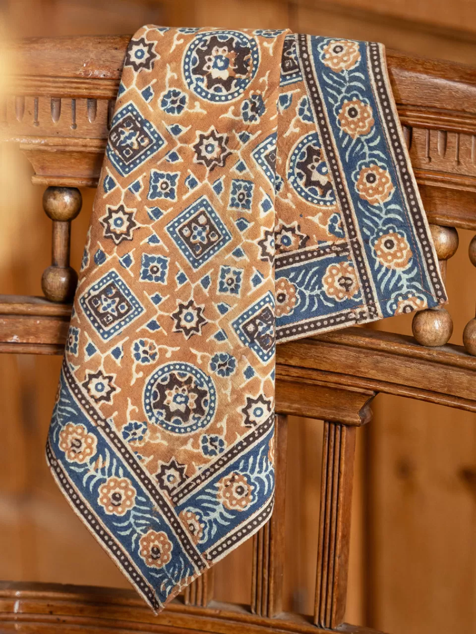 Lot de 4 serviettes en coton éco-responsable - Teinture végétale artisanale - Collection Terra par April Cornell