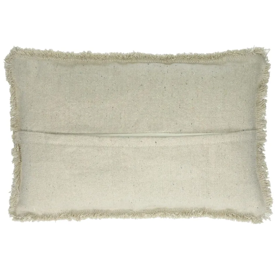 Coussin décoratif Pomax TUVI - En coton 100% respirant - Dimensions généreuses 50x30 cm - Noir intense parfait pour votre intérieur