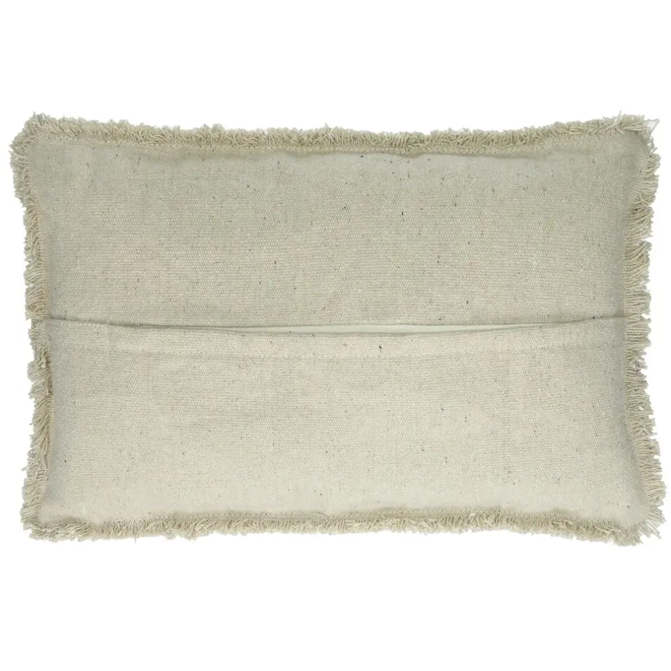 Coussin décoratif en coton doux Pomax TUVI - 50x30 cm - Nuance romantique rose poudré
