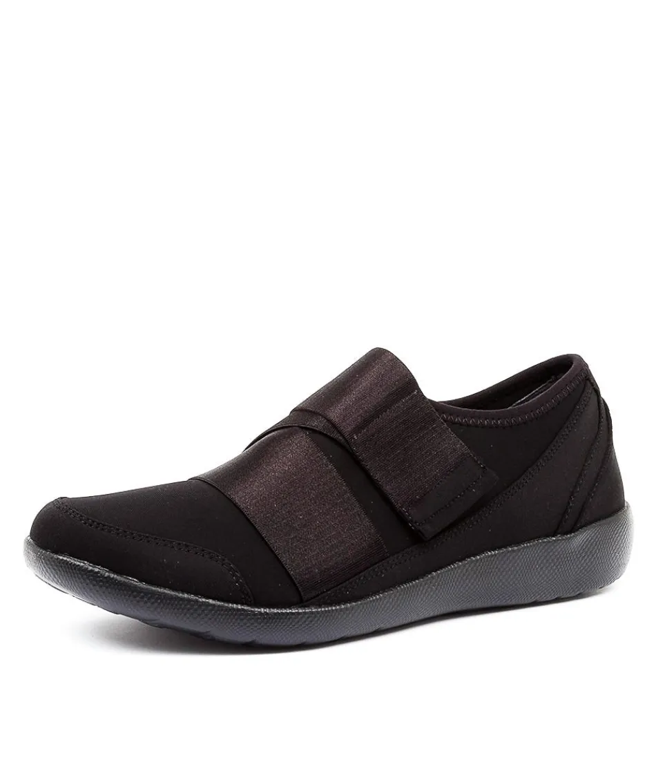 Escarpins Femme ZIERA - Confort Urbain en Néoprene Souple, Modèle FF Noir