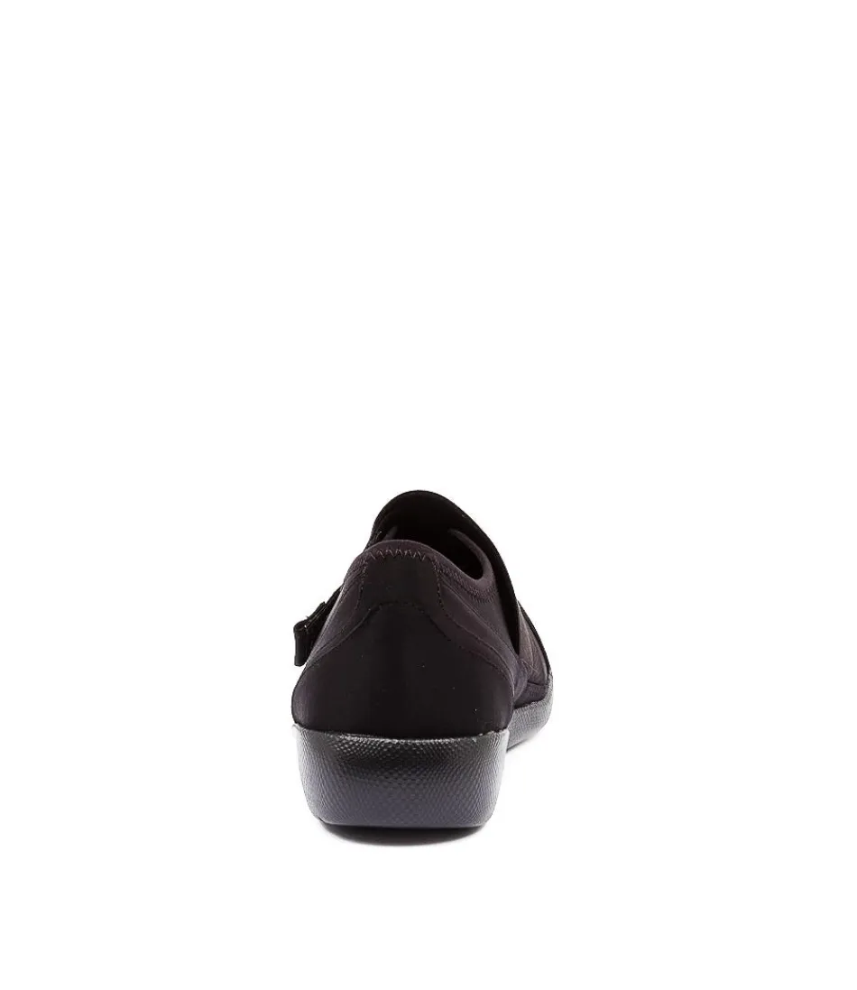 Escarpins Femme ZIERA - Confort Urbain en Néoprene Souple, Modèle FF Noir