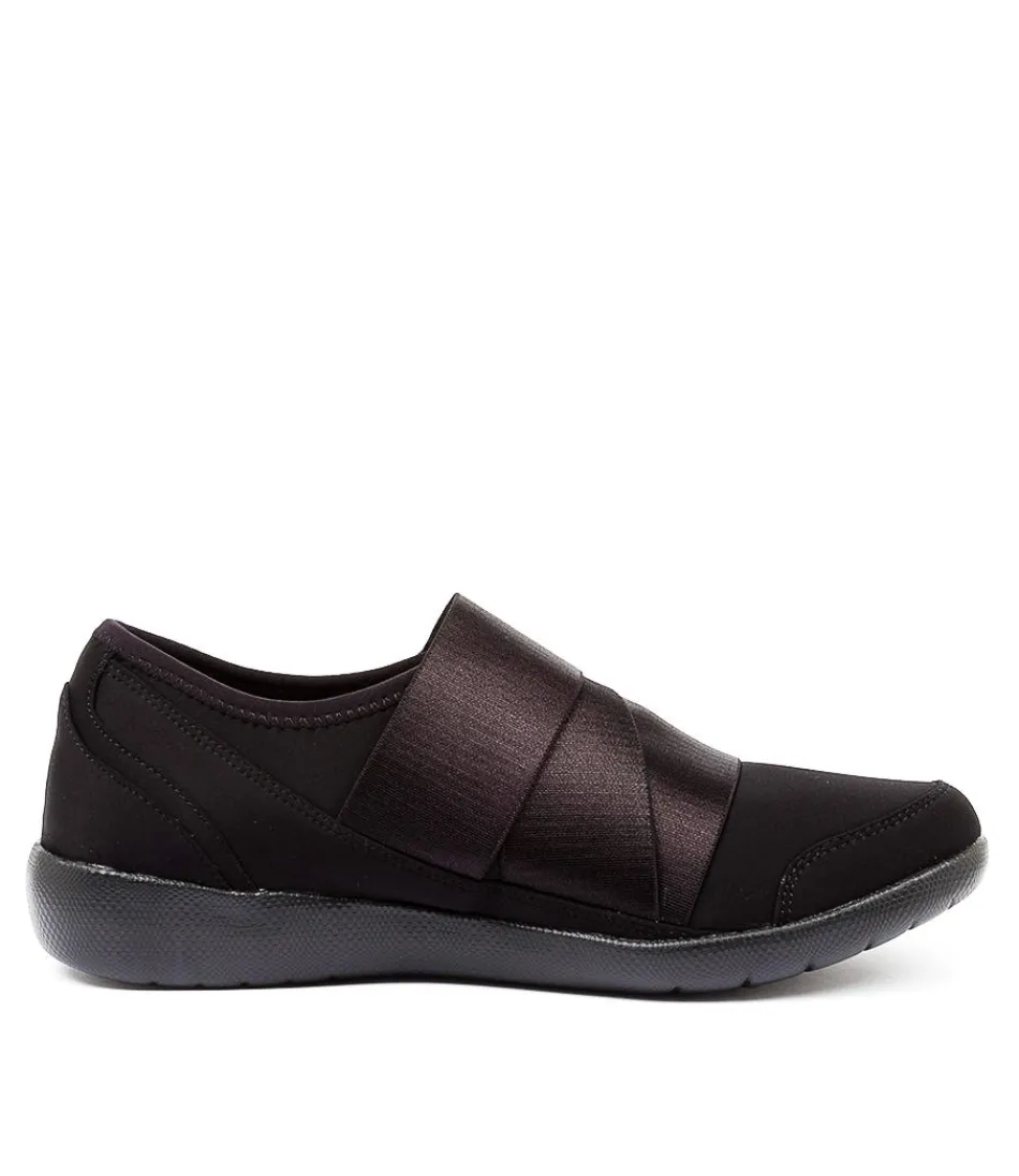Escarpins Femme ZIERA - Confort Urbain en Néoprene Souple, Modèle FF Noir