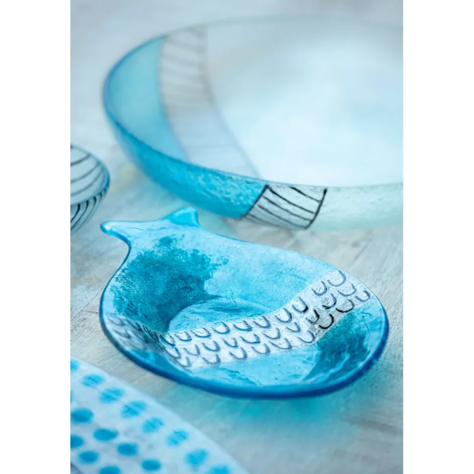 Assiette contemporaine en verre trempé - Noir élégant (30 cm de diamètre × 6 cm de hauteur) - Vaisselle Vidro Pomax