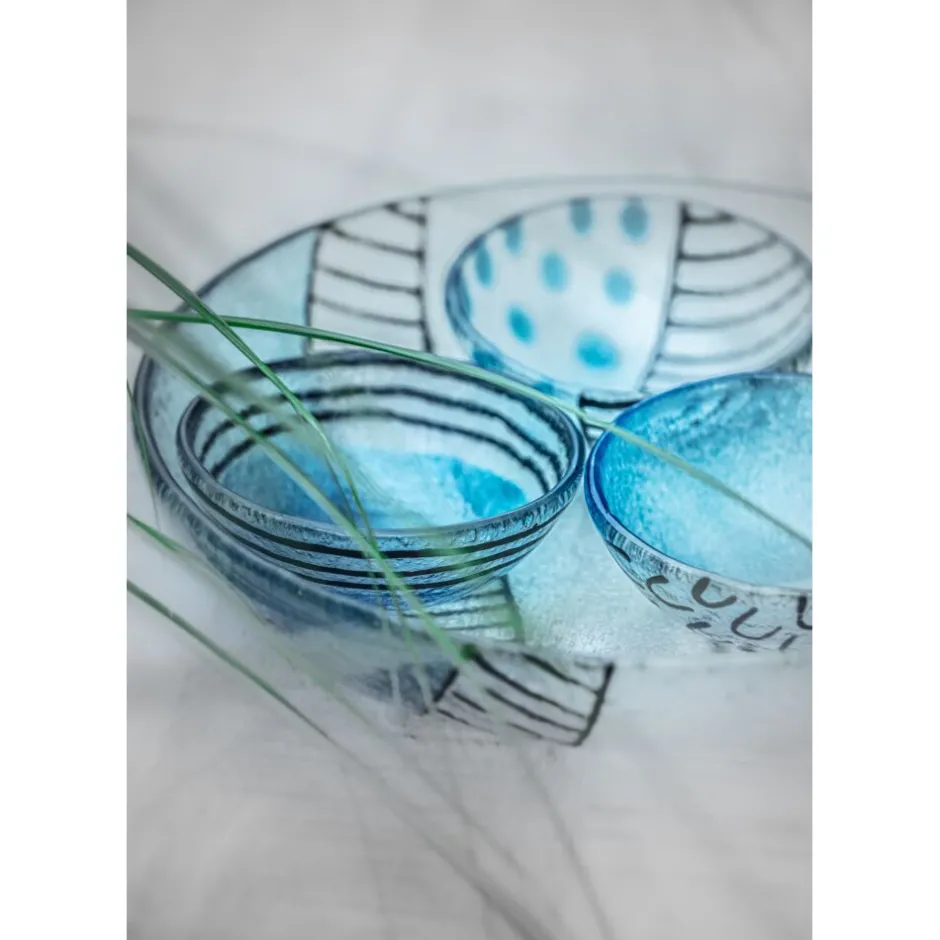 Assiette contemporaine en verre trempé - Noir élégant (30 cm de diamètre × 6 cm de hauteur) - Vaisselle Vidro Pomax