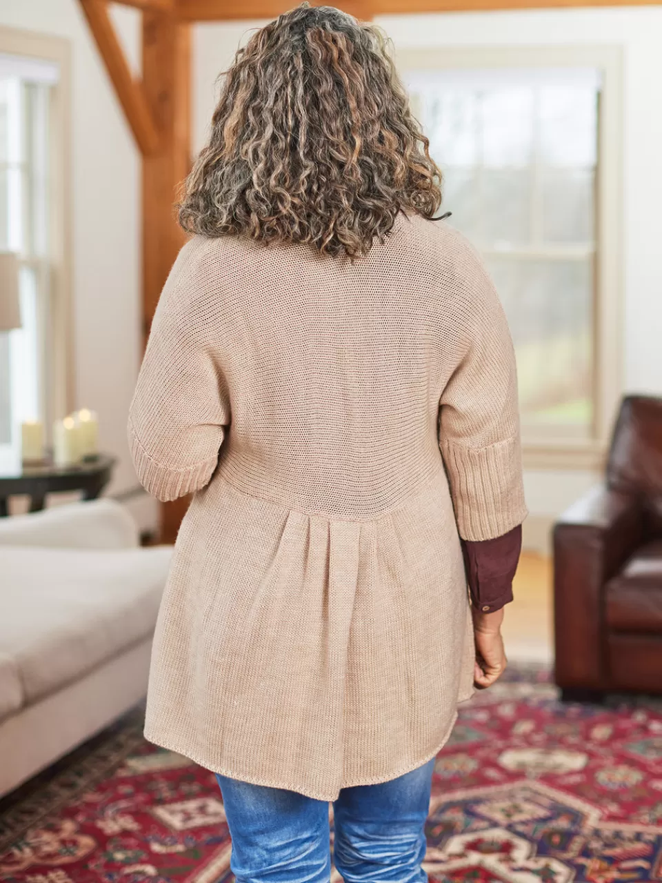 Pull bohème Angel Wood - Laine douce printemps avec détails brodés - Collection Marque April Cornell - Prix doux pour style élégant