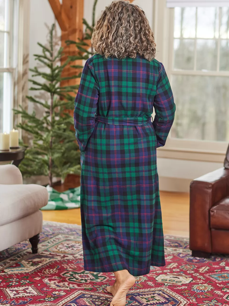 Robe de chambre hivernale brodée - Collection féérique April Cornell