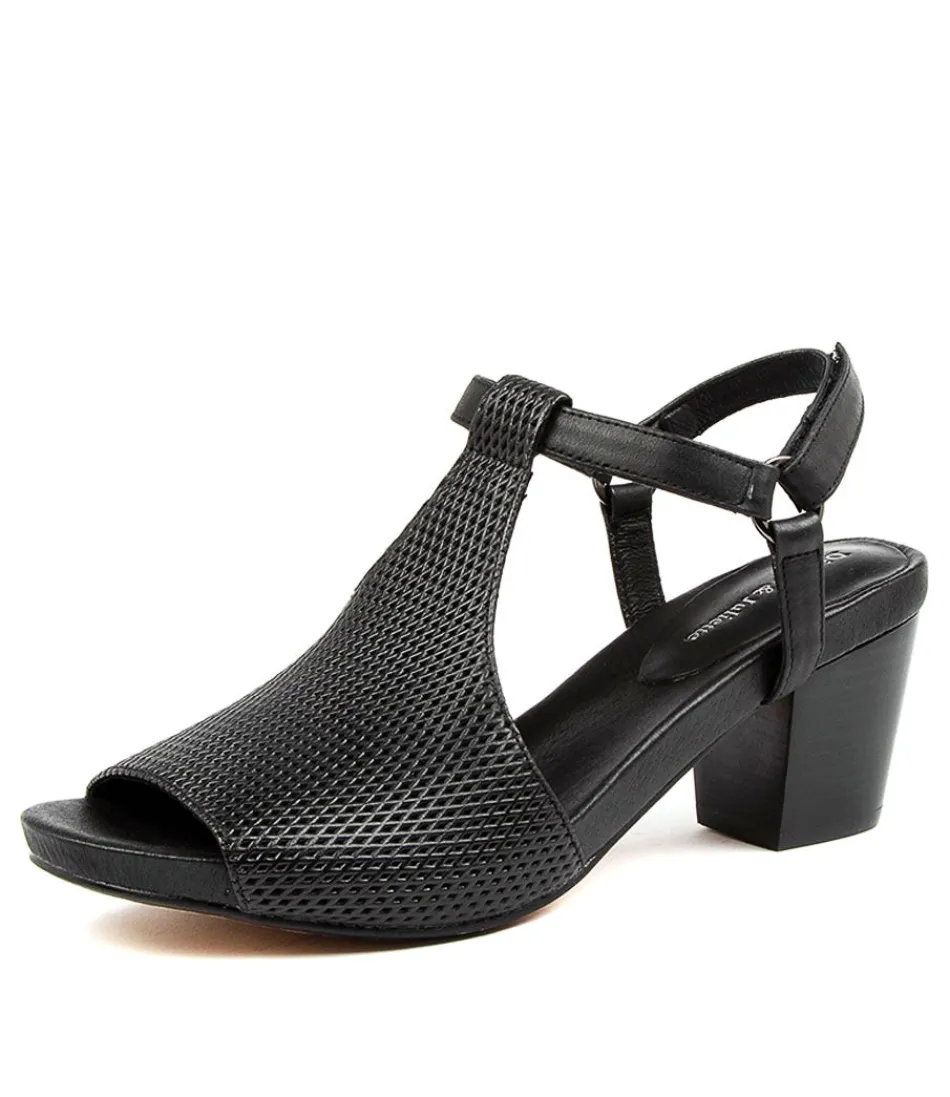Escarpins Femme Zettie en Cuir Noir - Marque Django & Juliette, Style Intemporel Chic et Confortables