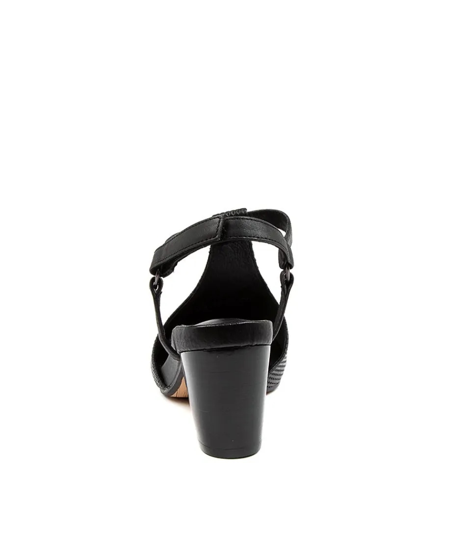 Escarpins Femme Zettie en Cuir Noir - Marque Django & Juliette, Style Intemporel Chic et Confortables